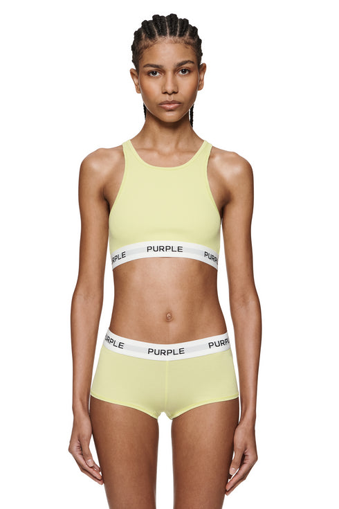 PURPLE BRAND W8003 Rib bralette Womens Apparel